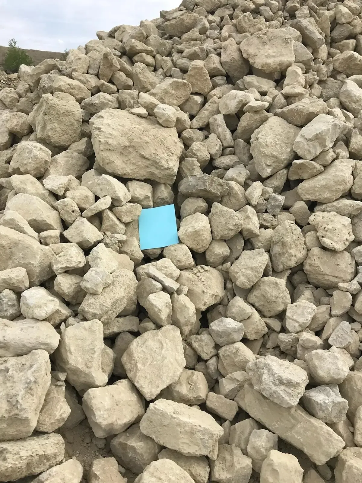 Six inch up to 12 inch rock